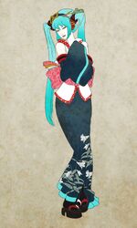 hatsune miku from vocaloid by teku (the3dempire)