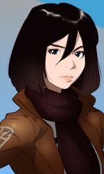 mikasa ackerman from shingeki no kyojin by suesan