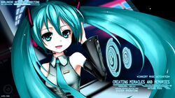 hatsune miku from vocaloid by kairistwins