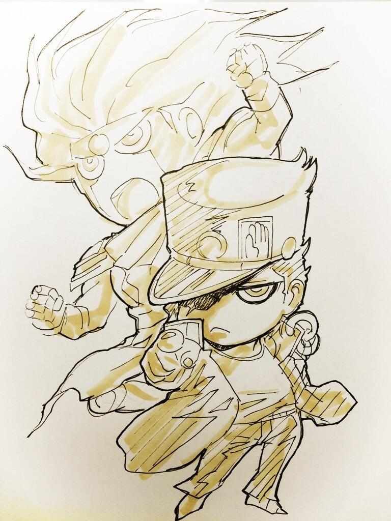 Джоджо чиби рисунки