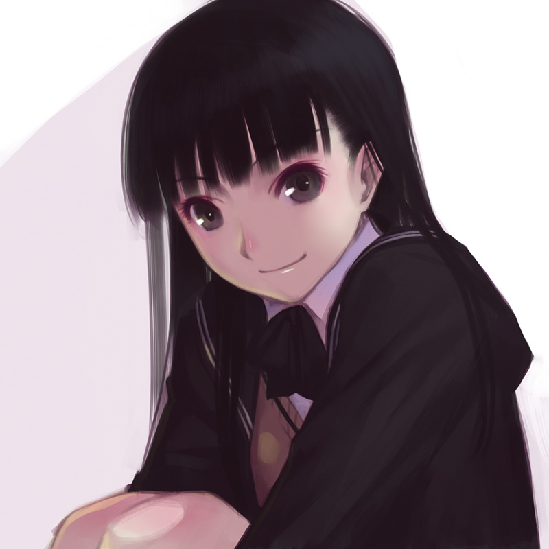 Safebooru 1girl Amagami Ayatsuji Tsukasa Bangs Black Eyes Black Hair Blazer Blunt Bangs Close 6572