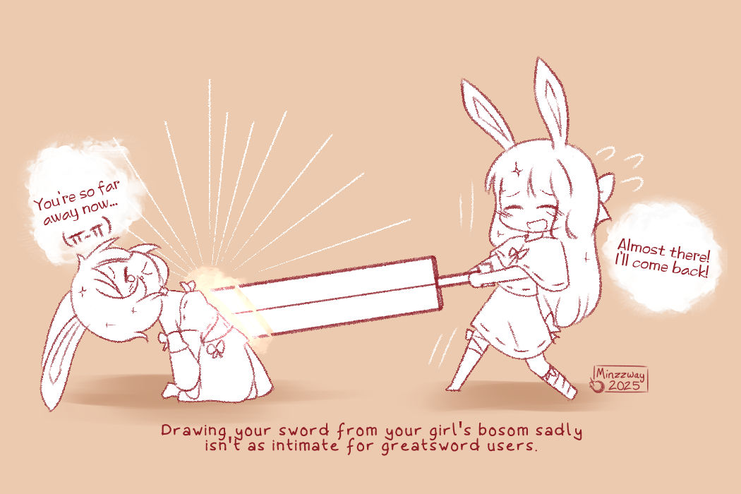 Safebooru - 2girls animal ears barefoot blush brown background capelet ...