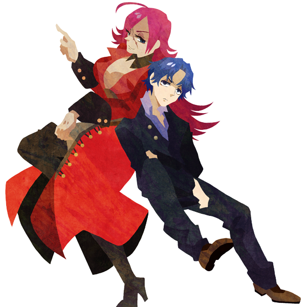 Safebooru - 1boy 1girl ahoge blue hair fate/extra fate (series ...