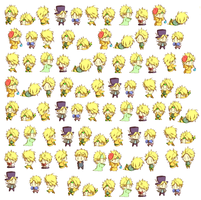 Чиби дио рисунок