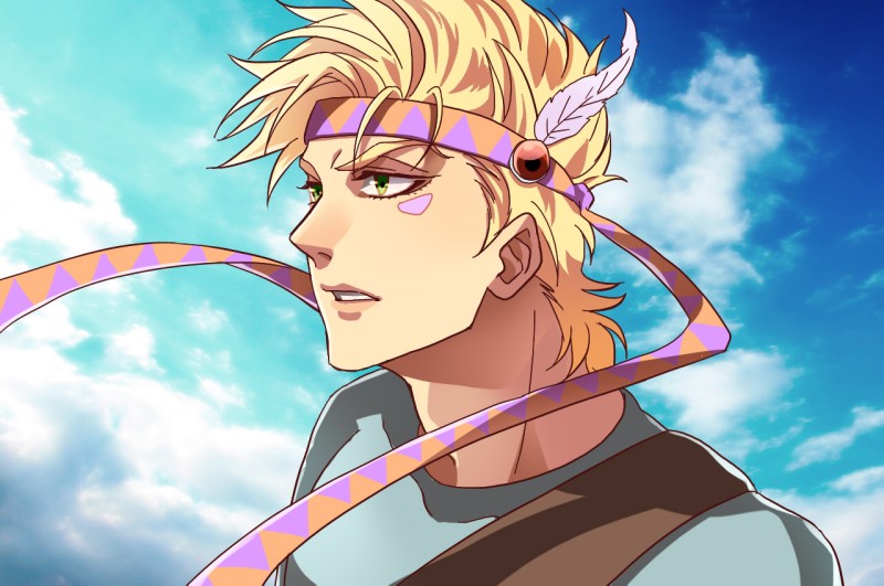 Рисунок цезарь джоджо