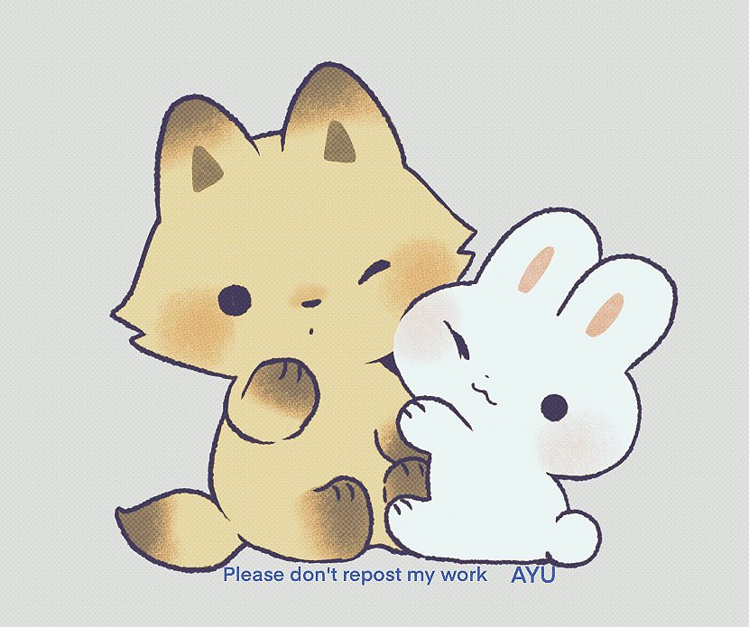 Safebooru - ;3 animal animal focus artist name ayu (mog) closed mouth ...