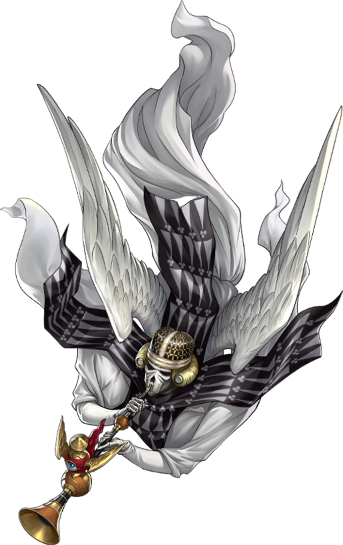 Safebooru - 1boy angel angel wings artist request demon (megami tensei ...