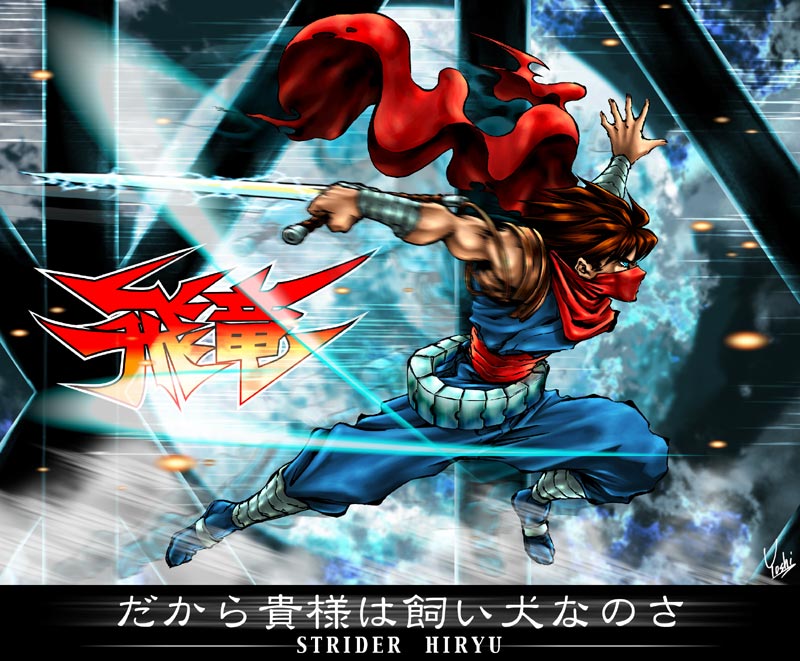 Strider Tonfa Safebooru - ninja scarf strider hiryu tagme tonfa | 117149
