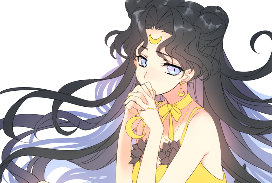 Safebooru 1girl Bishoujo Senshi Sailor Moon Black Hair Blue Eyes Creayus Earrings Facial Mark 