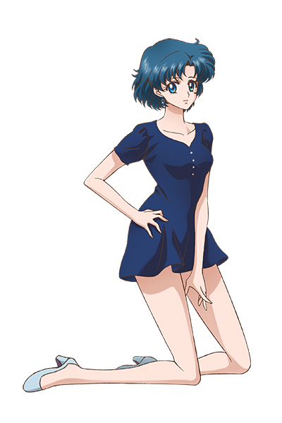 Safebooru Bishoujo Senshi Sailor Moon Blue Eyes Blue Hair Blush Dress 