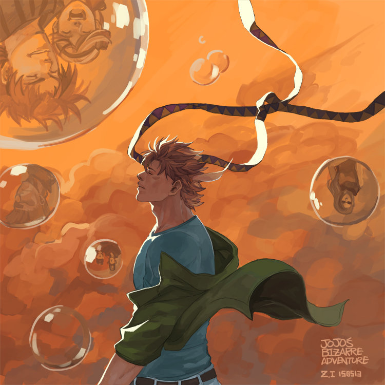 Safebooru artist name bandana bandana removed blonde hair bubble caesar anthonio zeppeli