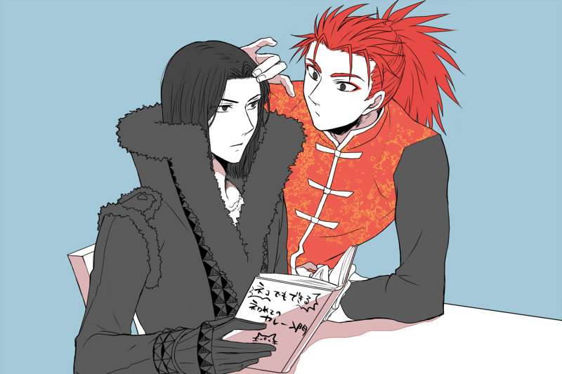 Safebooru - 2boys assassin (fate/extra) black eyes black hair chinese ...