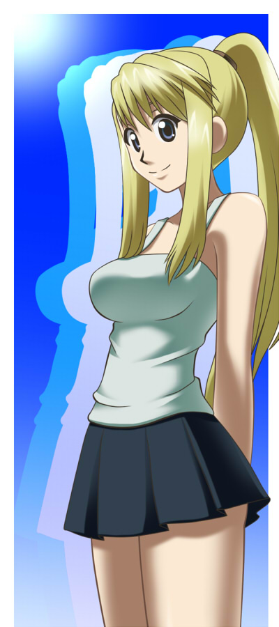 Safebooru - blonde hair blue eyes fullmetal alchemist minisk