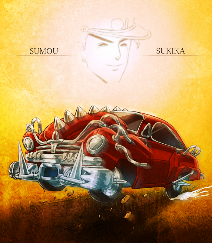 Safebooru c7 (assate) car jojo no kimyou na bouken kuujou joutarou