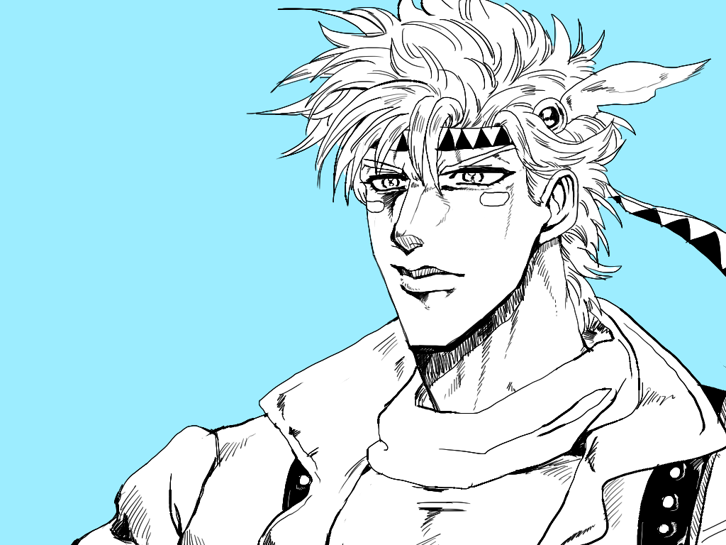 Рисунок цезарь джоджо