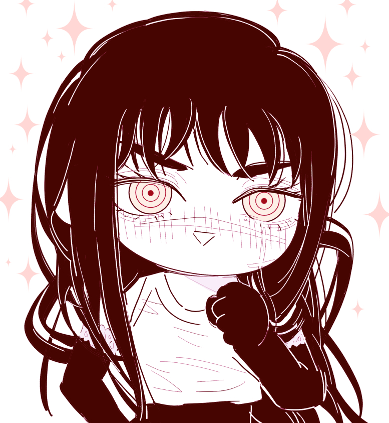 Multi Ringed Eyes Safebooru - 1girl blush chainsaw man chibi chibi only deer60868637 ...