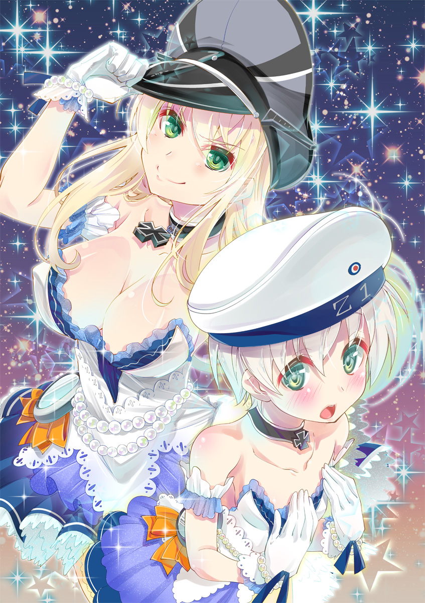 Safebooru Bismarck Kantai Collection Cosplay Highres Idolmaster Cinderella Girls Starlight 