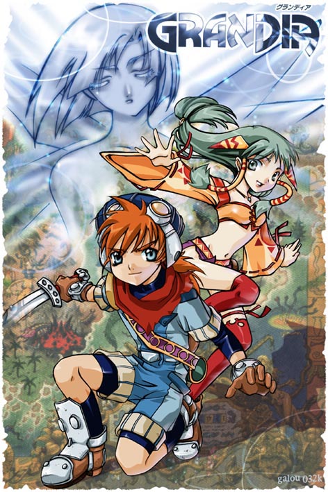 Safebooru - >:) 1boy 2girls artist name artist request brown gloves ...