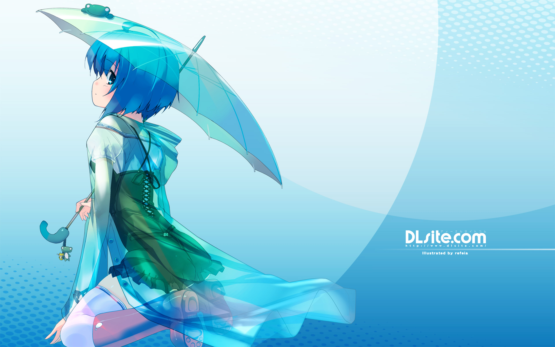 Safebooru 1girl blue blue background blue hair boots elle