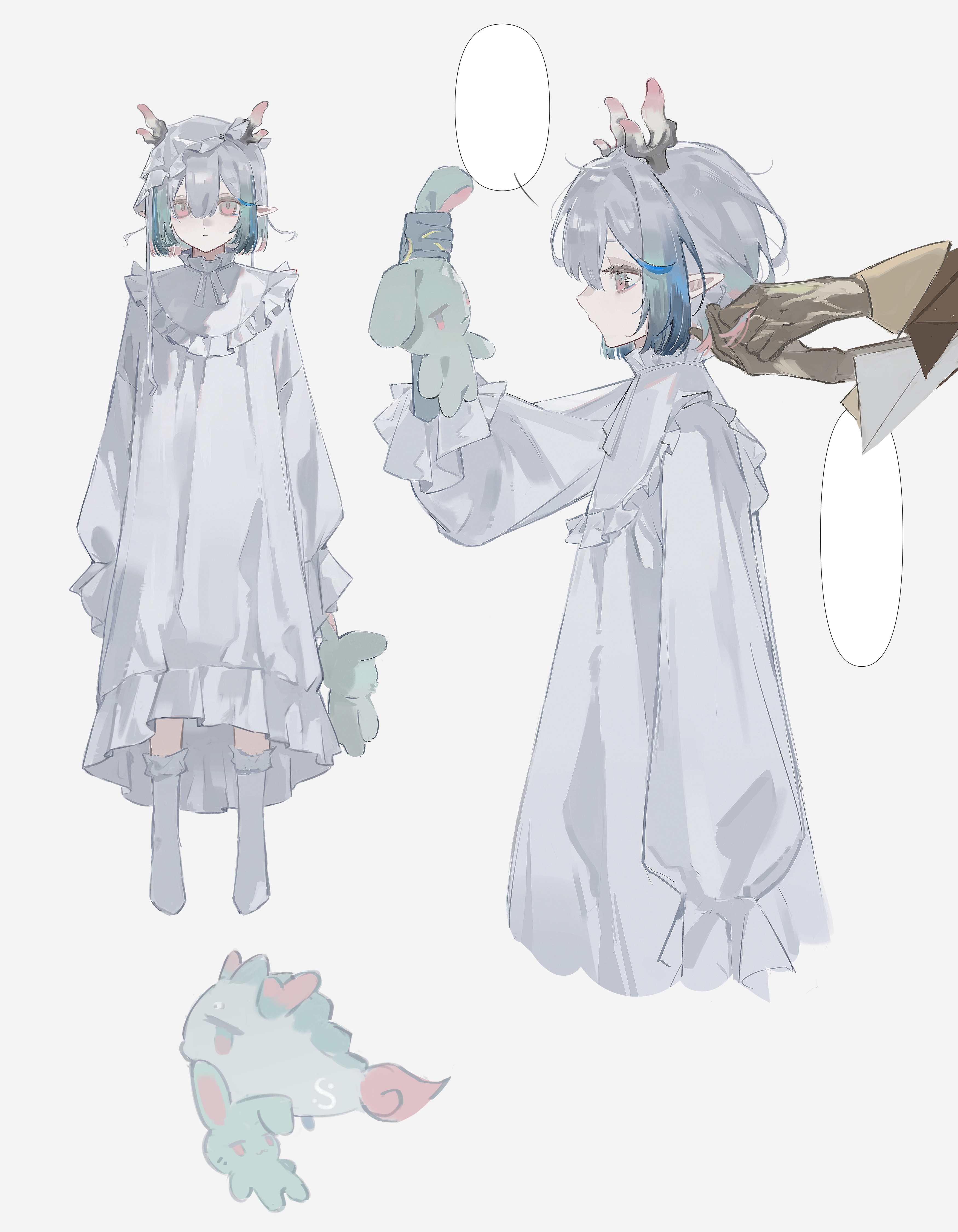 Safebooru - 2boys absurdres aged down alternate costume alternate hair ...