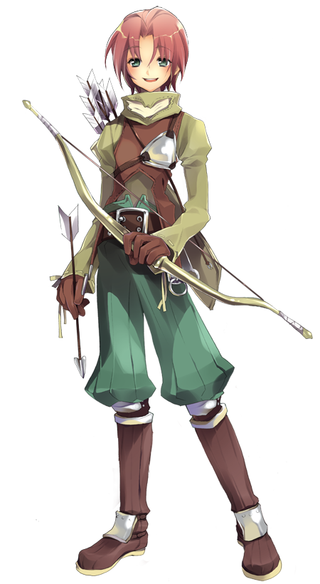 Safebooru - 1boy archer (ragnarok online) arrow (projectile) belt blush ...