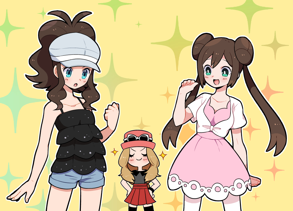 (pokemon) moyori multiple_girls pokemon pokemon(game) pokemon_bw pokemon_bw...