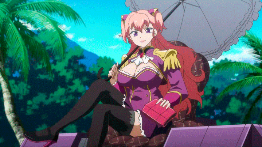 1girl animated animated_gif bouncing_breasts breasts charlotte_scherzen cle...