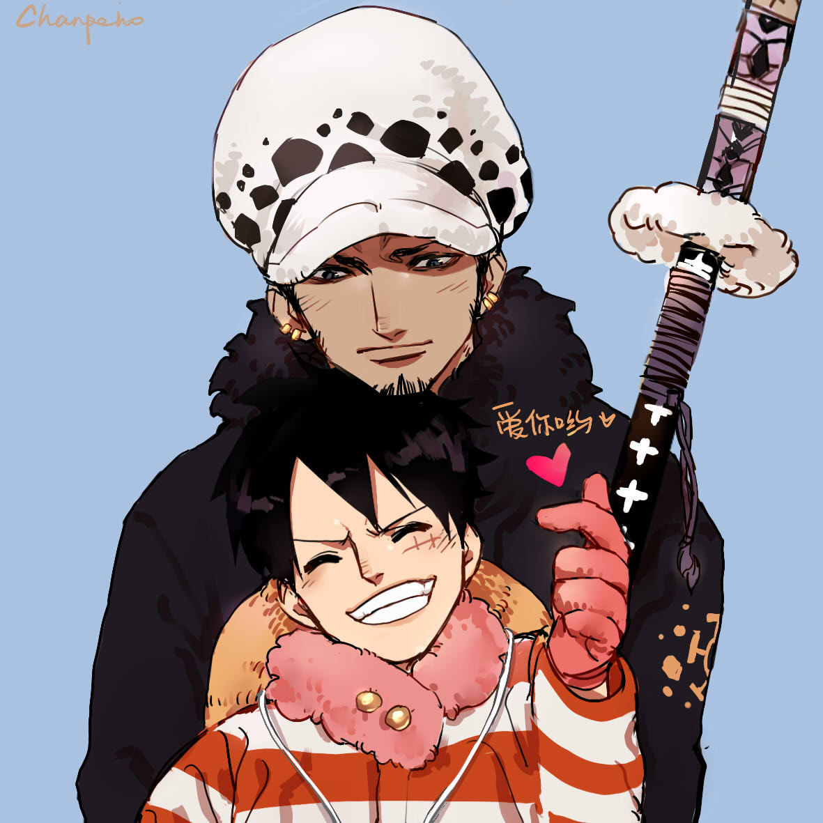 Safebooru 2boys hat jacket monkey d luffy multiple boys one piece