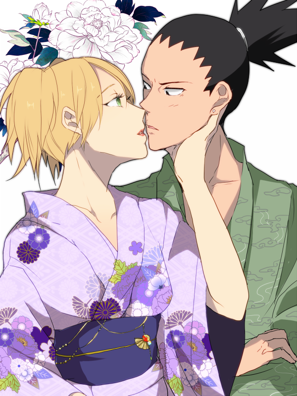 1boy 1girl nara_shikamaru naruto naruto_shippuuden rina(13135785) temari.