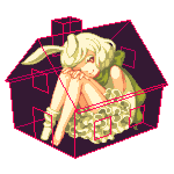 Pixel Rabits Foot Safebooru - 1girl animal ears barefoot feet female frills pixel art ...
