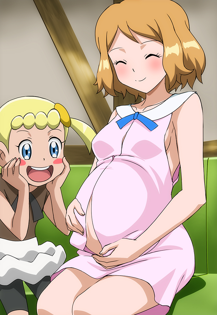 ...(pokemon) female makino_tomoyasu multiple_girls pokemon pokemon(anime) p...