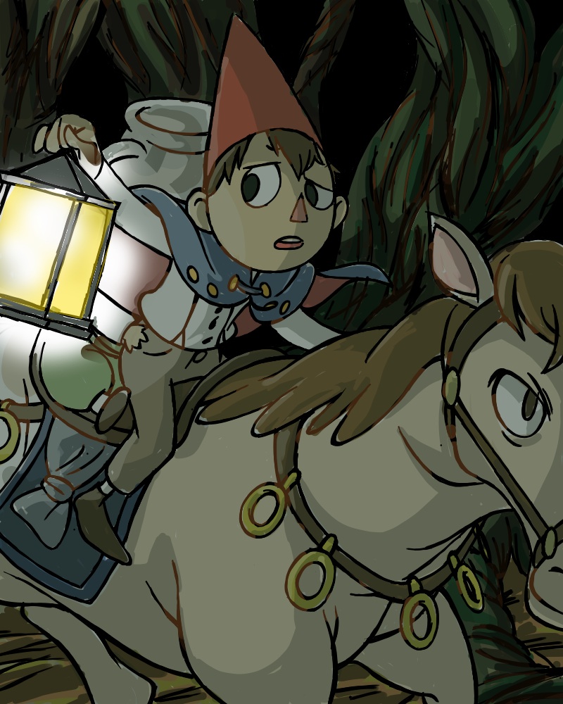Safebooru 2boys cawoli fred the horse frog (over the garden wall