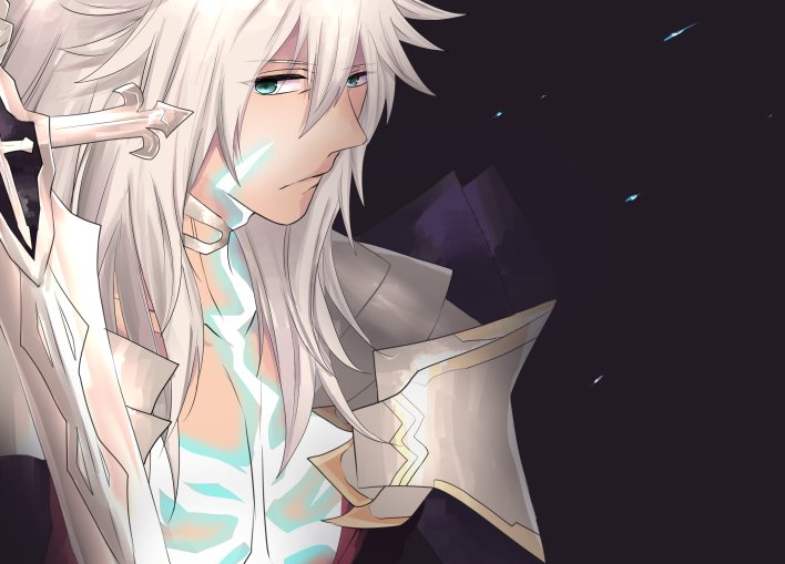 Safebooru - 1boy armor balmung (fate/apocrypha) blue eyes dark skin ...