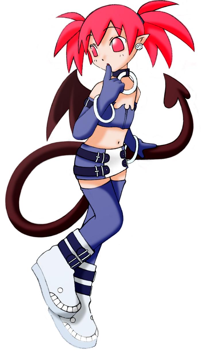 Safebooru - bat wings collar demon girl disgaea disgaea 1 disgaea 2 ...