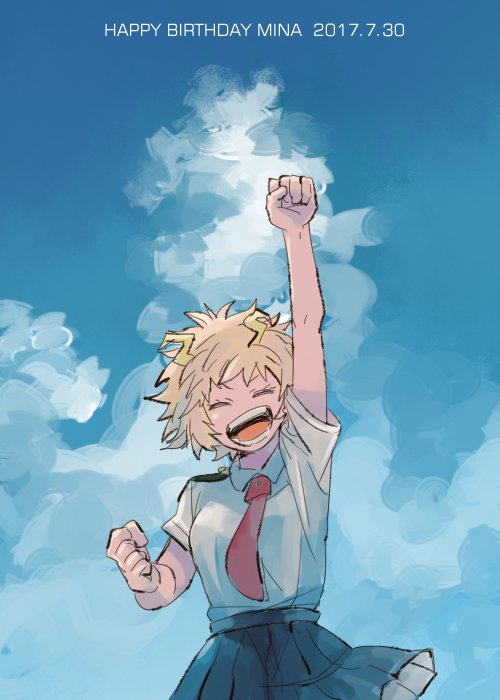 Safebooru 1girl o Arm Up Ashido Mina Birthday Boku No Hero Safebooru 1girl o Arm Up Ashido Mina Birthday Boku No Hero