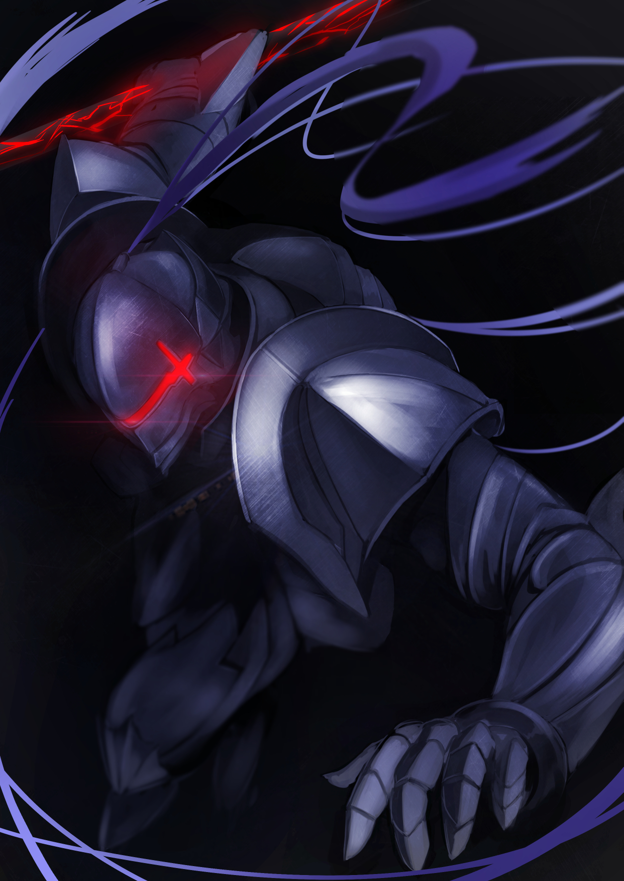 Safebooru - 1boy armor armored boots attack berserker (fate/zero) black ...