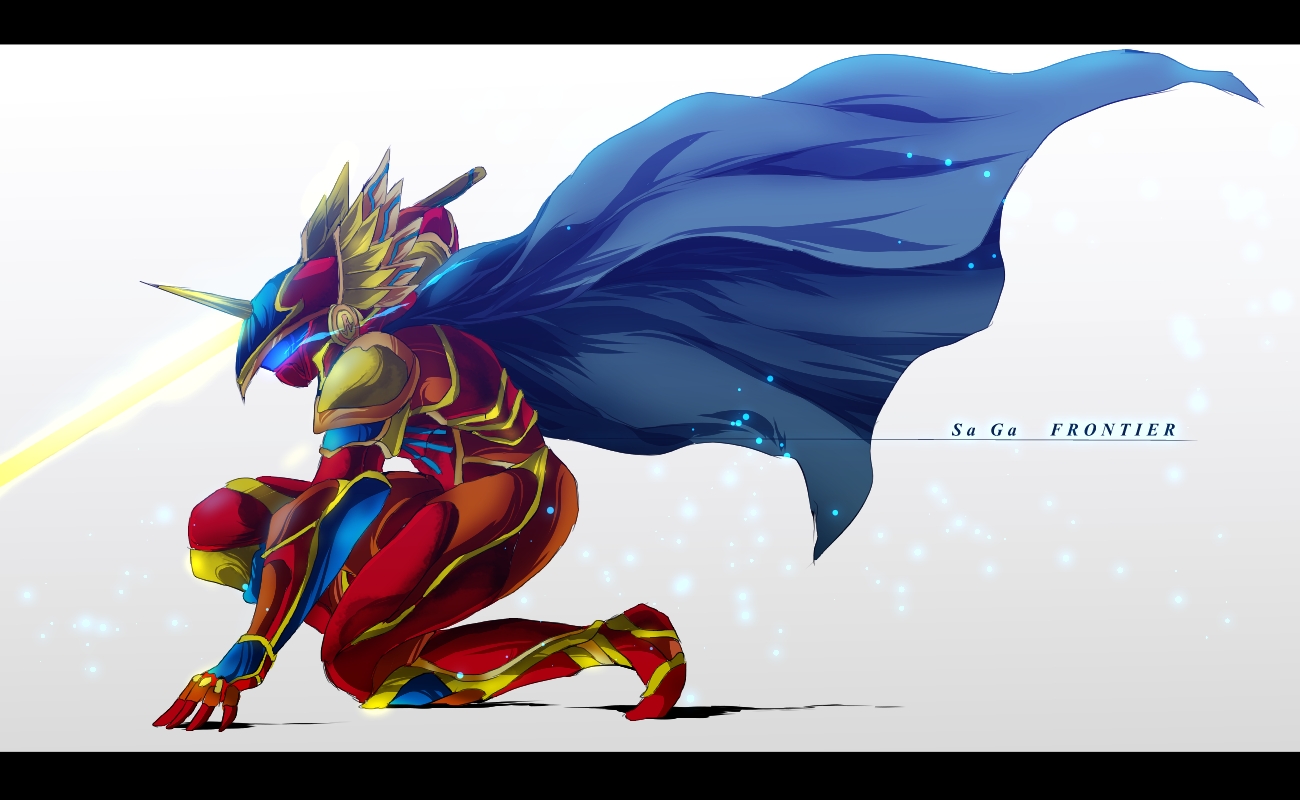 Alkaesar Safebooru - 1boy alkaiser armor body armor cape commentary request ...