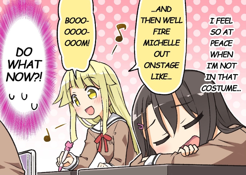 Safebooru 2girls bang dream! closed eyes english text hairband