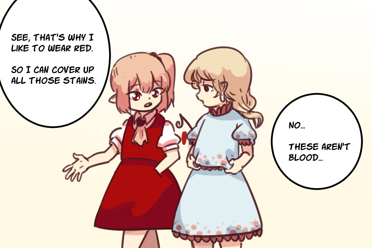 Safebooru 2girls blonde hair blue dress collared shirt commentary dot