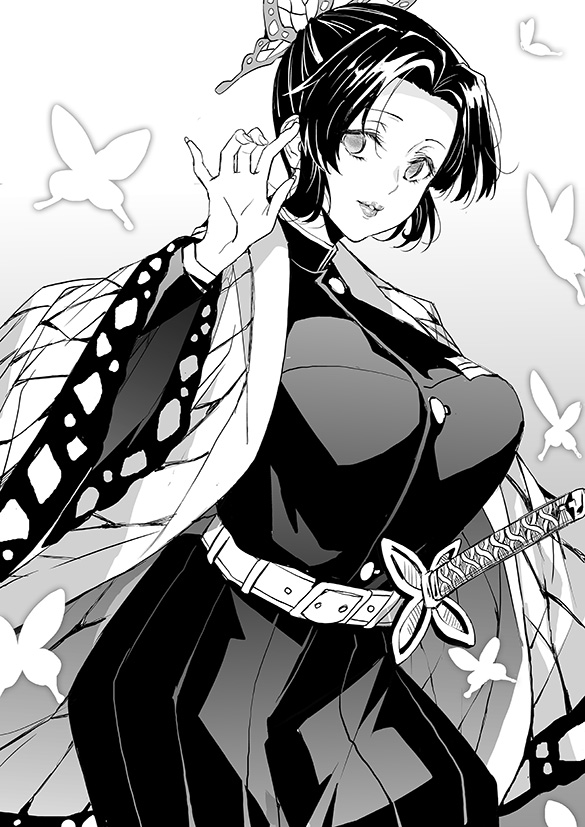 Катана шинобу кочо чертеж