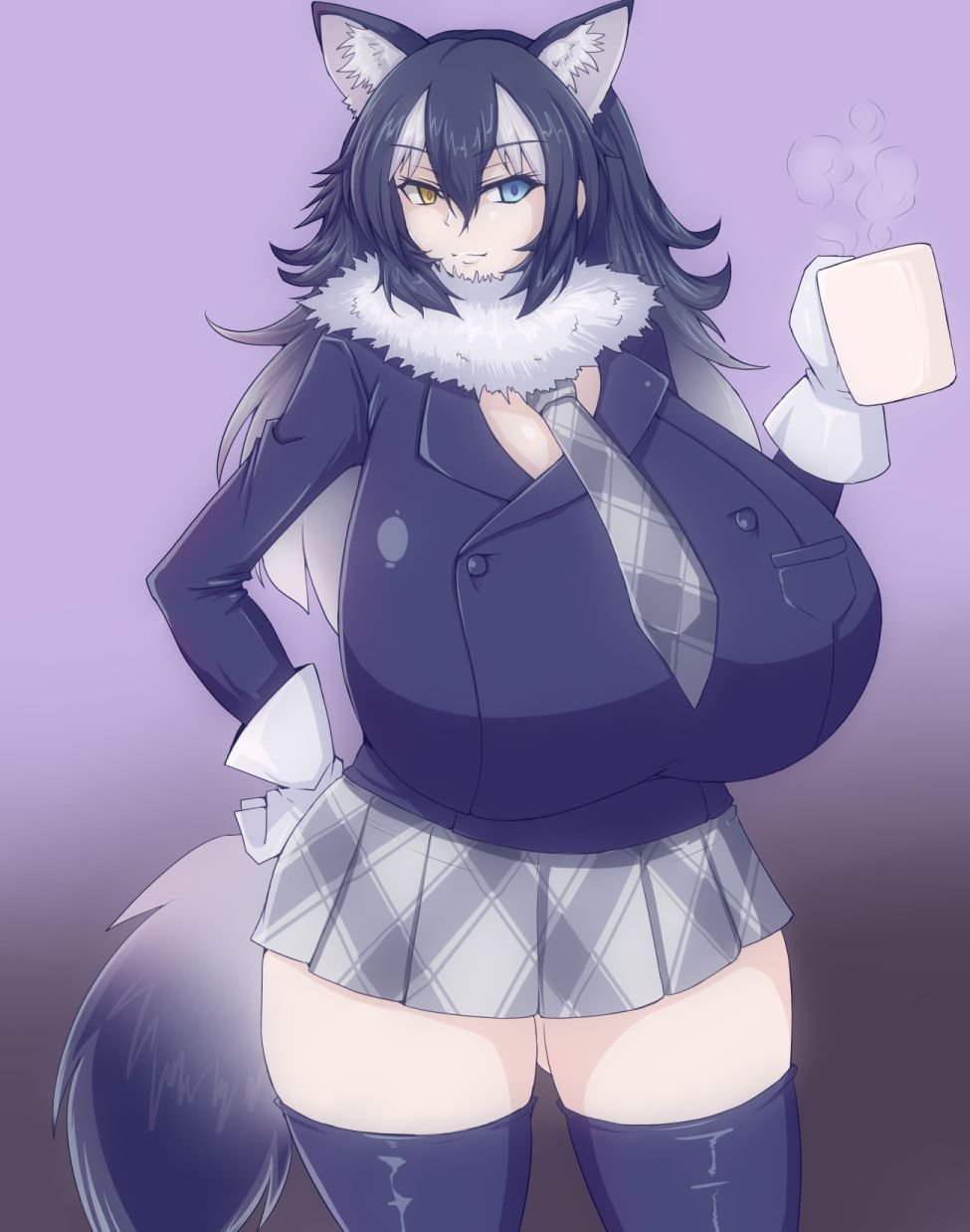 Kemono Friends Gray Wolf Hentai
