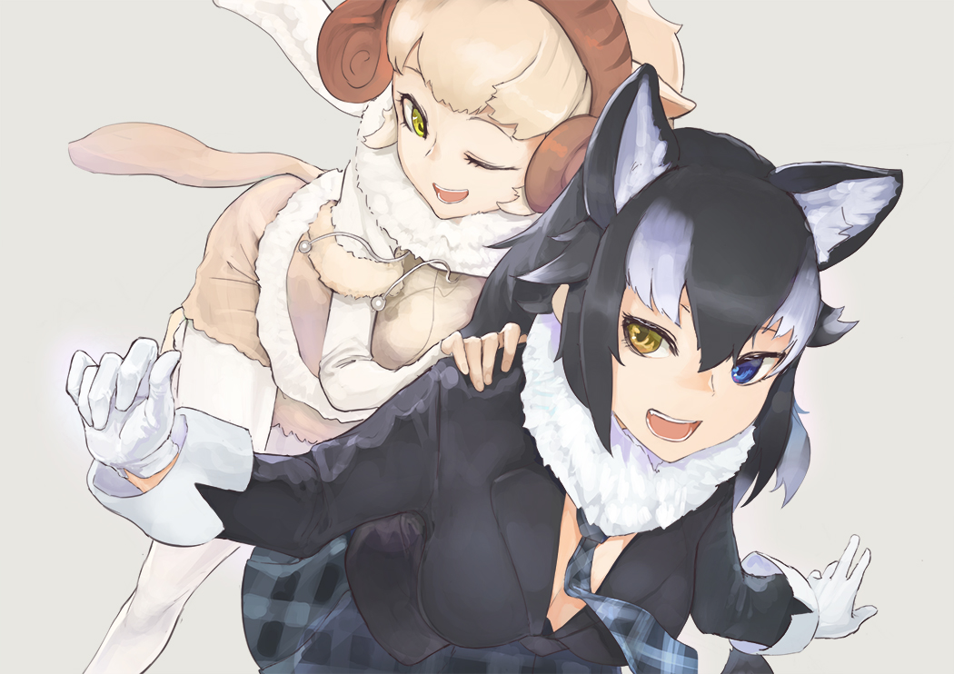 Kemono Friends Gray Wolf Hentai