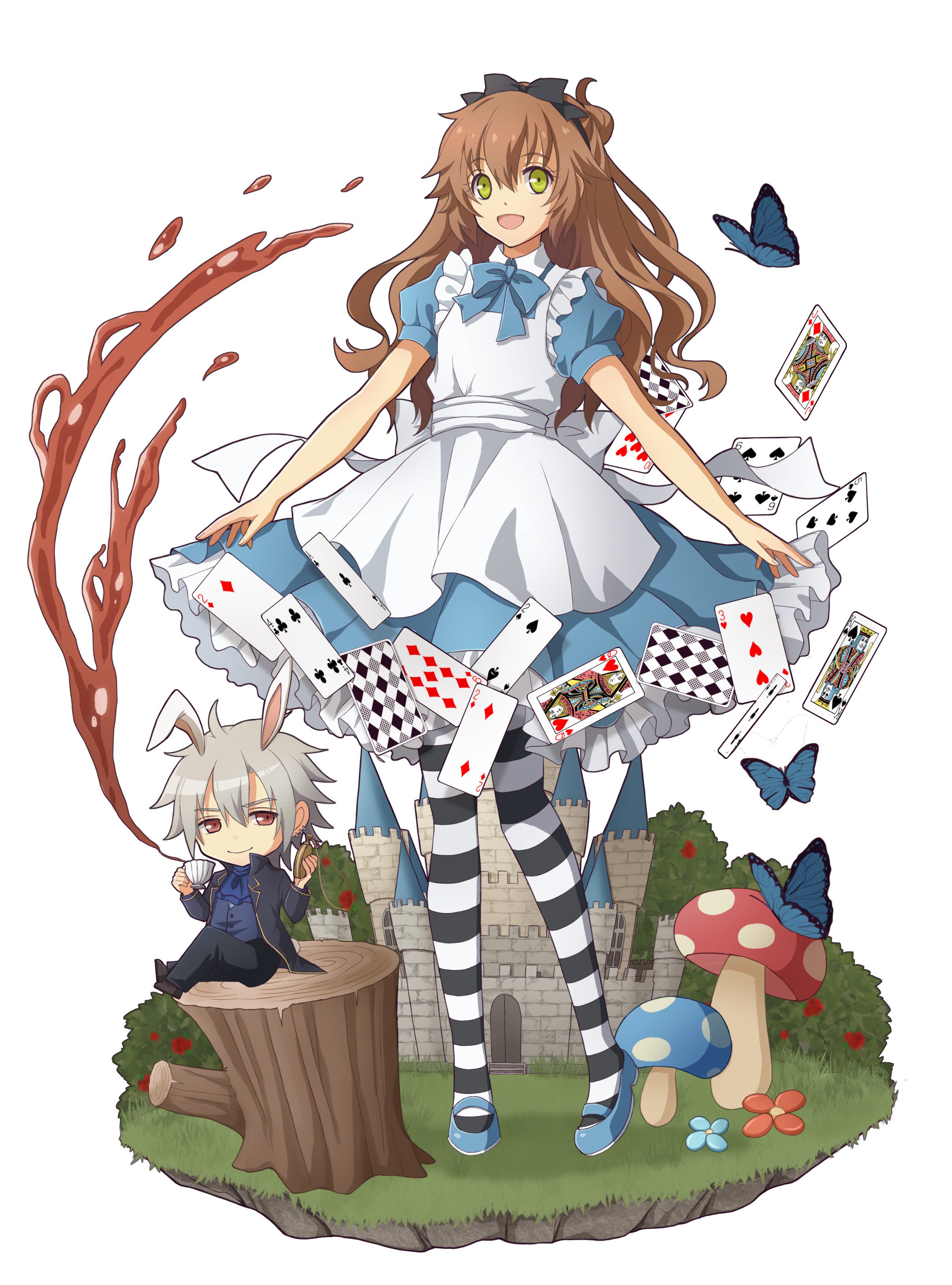 Safebooru 1girl D Absurdres Alice Wonderland Alice Wonderland