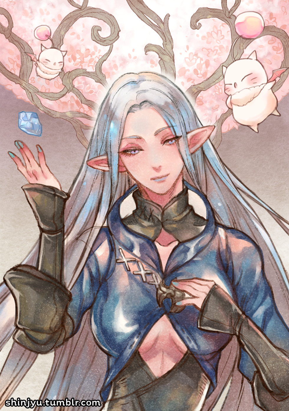 safebooru-1girl-blue-eyes-breasts-elezen-elf-final-fantasy-final
