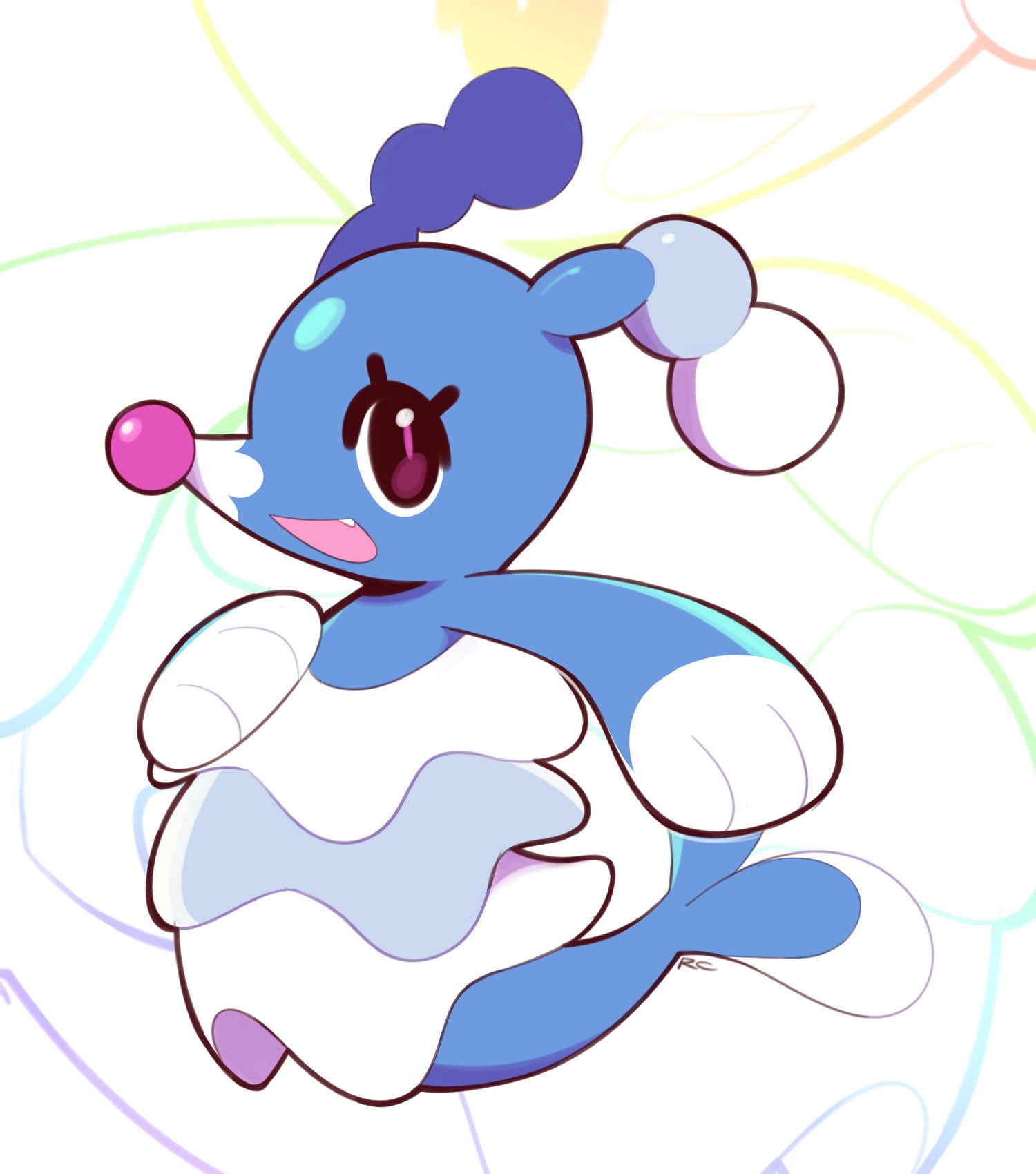 :d artsy-rc brionne fang from_side full_body gen_7_pokemon highres looking_...