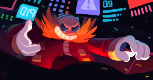 Safebooru - dr. eggman evil grin evil smile facial hair gigi d.g ...