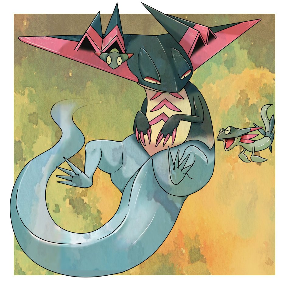 Safebooru - border claws closed mouth commentary request dragapult ...