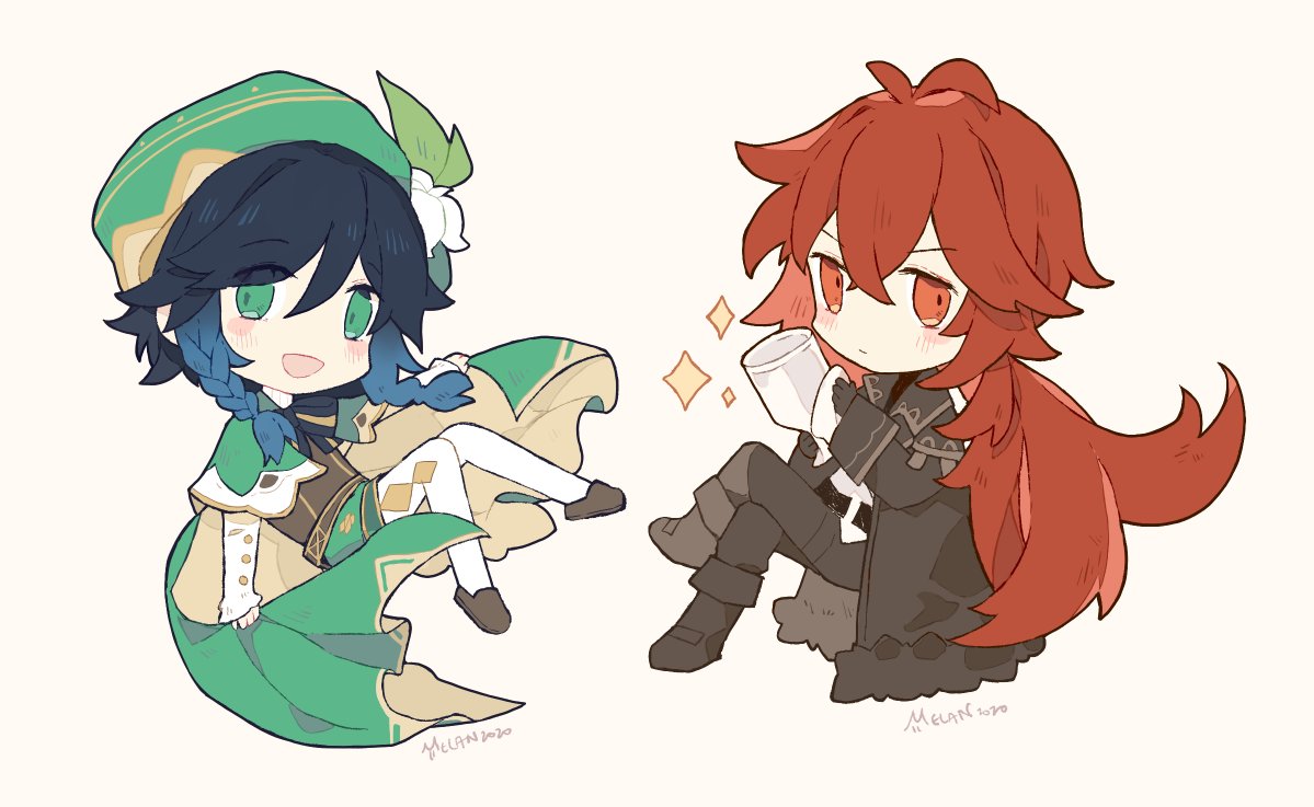 Рисунок кэйа геншин импакт