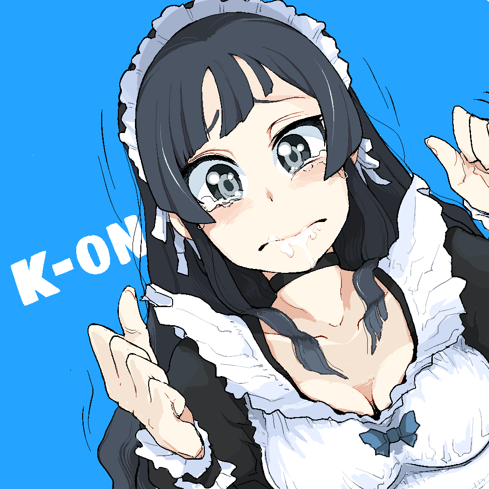 Safebooru Akiyama Mio Alternate Costume Black Eyes Black Hair Blush Enmaided K On Maid Solo 