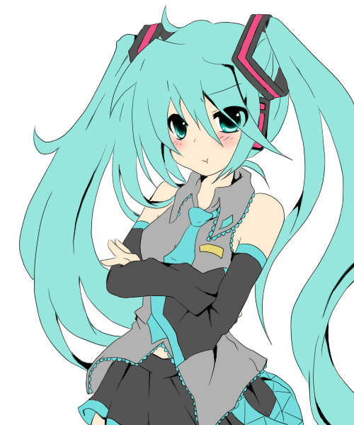 Safebooru t akane841 akane (pixiv1774293) aqua eyes aqua hair blush